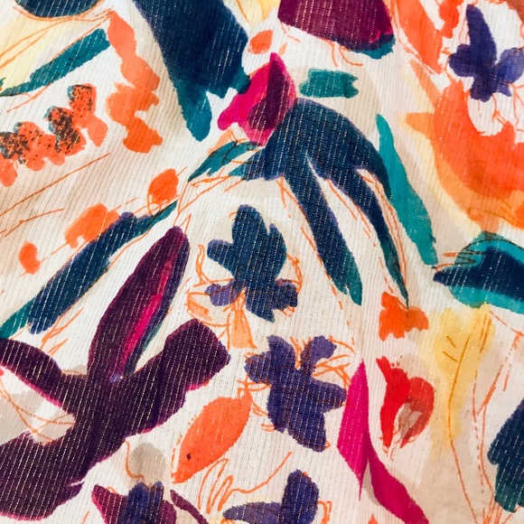 French Connection Cotton Dress w/ Beaded Halter 6 - Picture 5 of 6